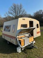 Rapido exportmatic vouwcaravan uit 1984 met voortent, Beige, Aanwezig, Tot en met 6, Ophalen
