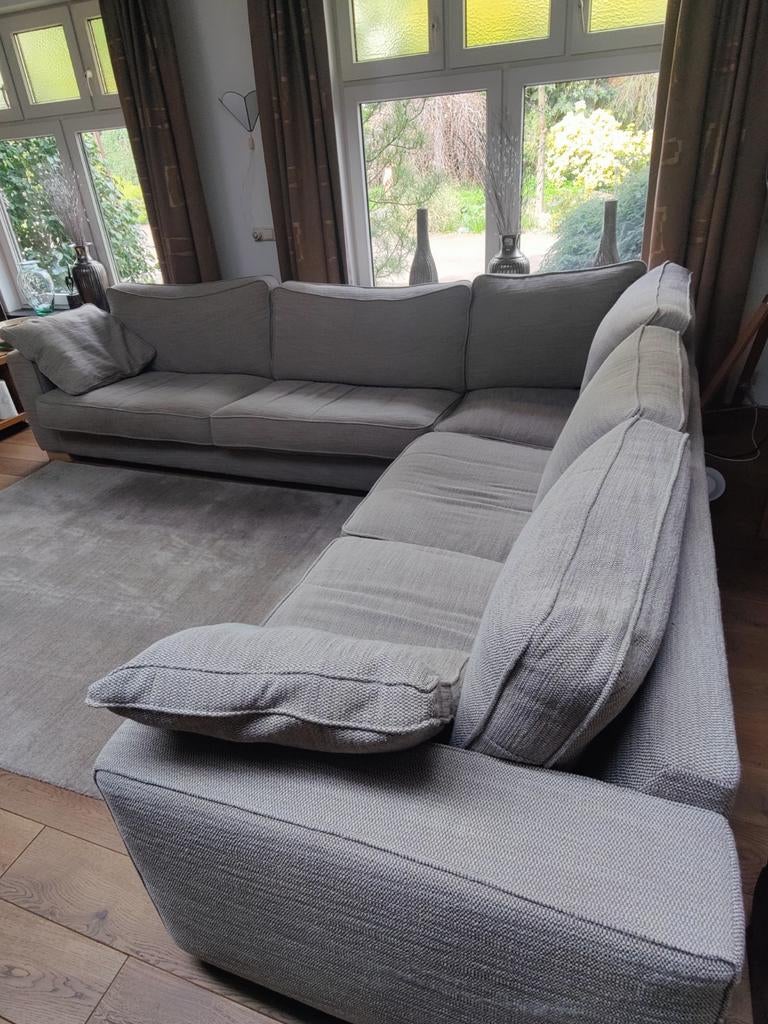 MEERDELIGE HOEKBANK STOF, Ophalen, Gebruikt, 75 tot 100 cm, Vierpersoons of meer
