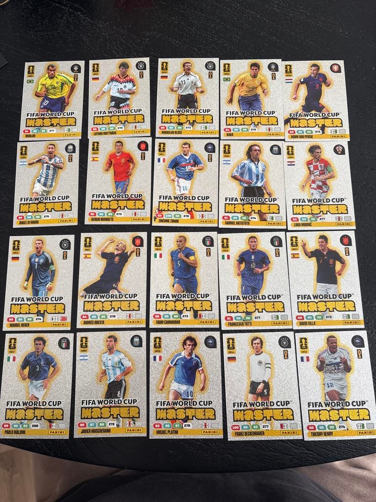 Panini FIFA World Cup Master - Diverse Hitjes Collectie, Ophalen of Verzenden, Zo goed als nieuw, Overige sporten, Spelerskaart