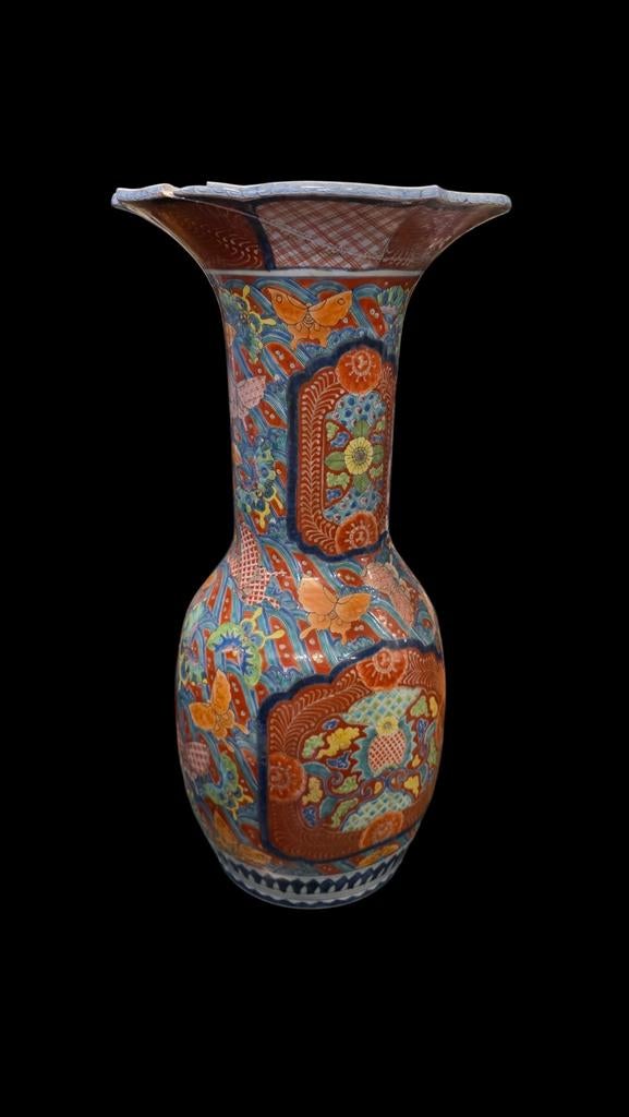 Zeer Grote 18e Eeuwse Chinese Vaas, Gemerkt