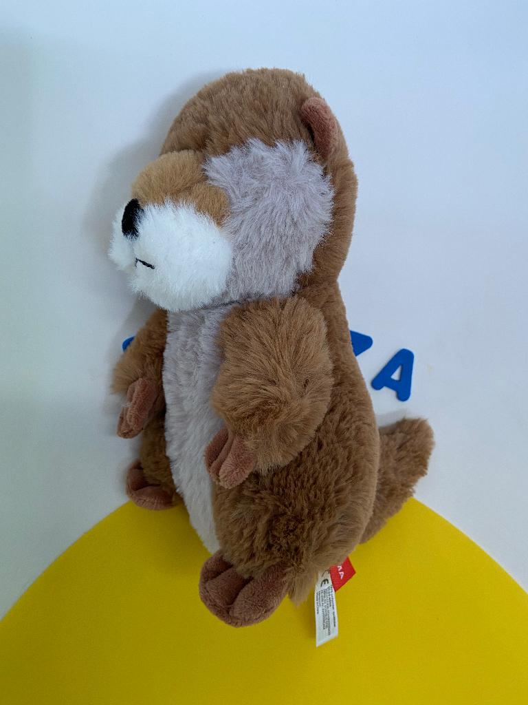 353 hema otter bruin, Kinderen en Baby's, Speelgoed | Knuffels en Pluche, Ophalen of Verzenden, Zo goed als nieuw, Hond