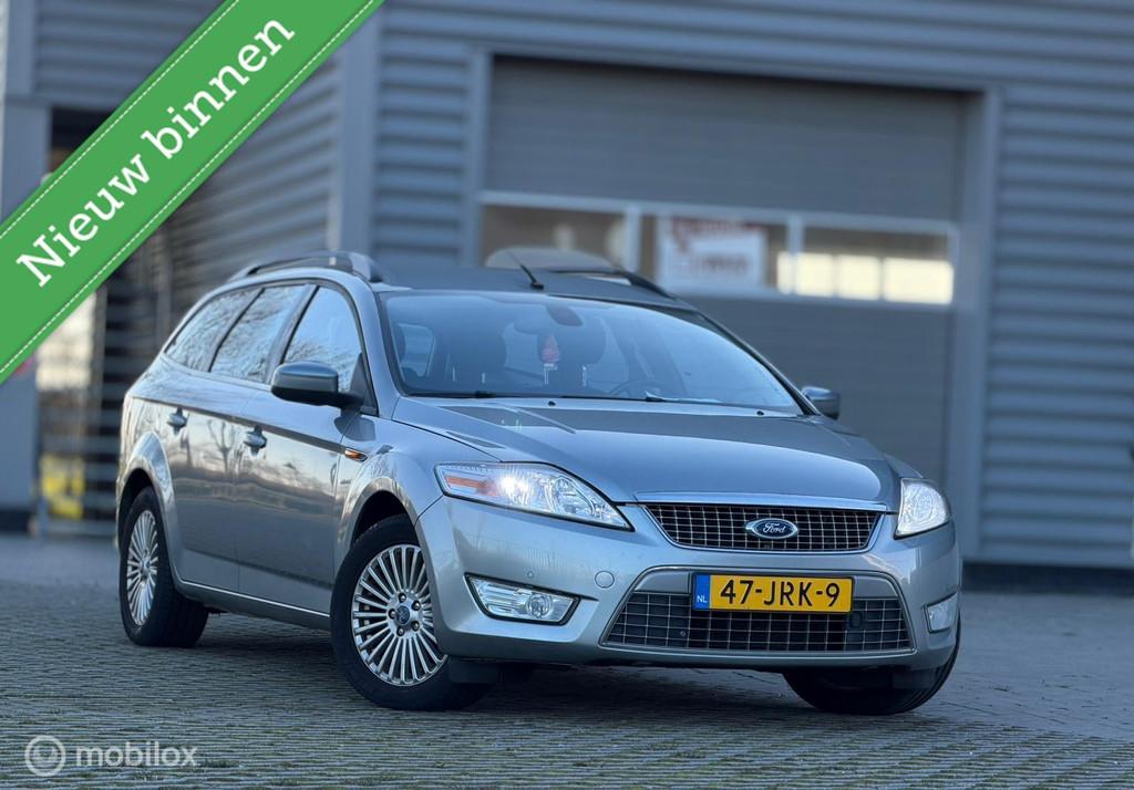 Ford Mondeo Wagon 2.0-16V Titanium FlexiFuel, Auto's, Ford, 145 pk, Gebruikt, Zwart, 4 cilinders