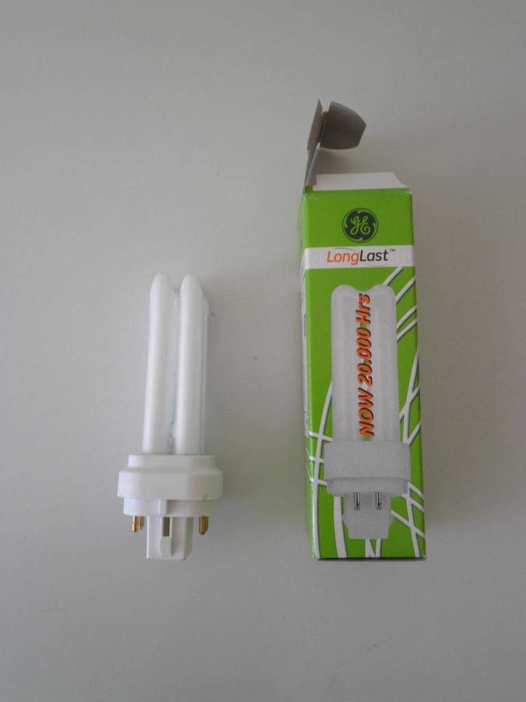 Spaarlamp 10 watt, PL-C, 10w, 4 pins, G24q-1., Ophalen of Verzenden, Nieuw, Minder dan 30 watt, Spaarlamp