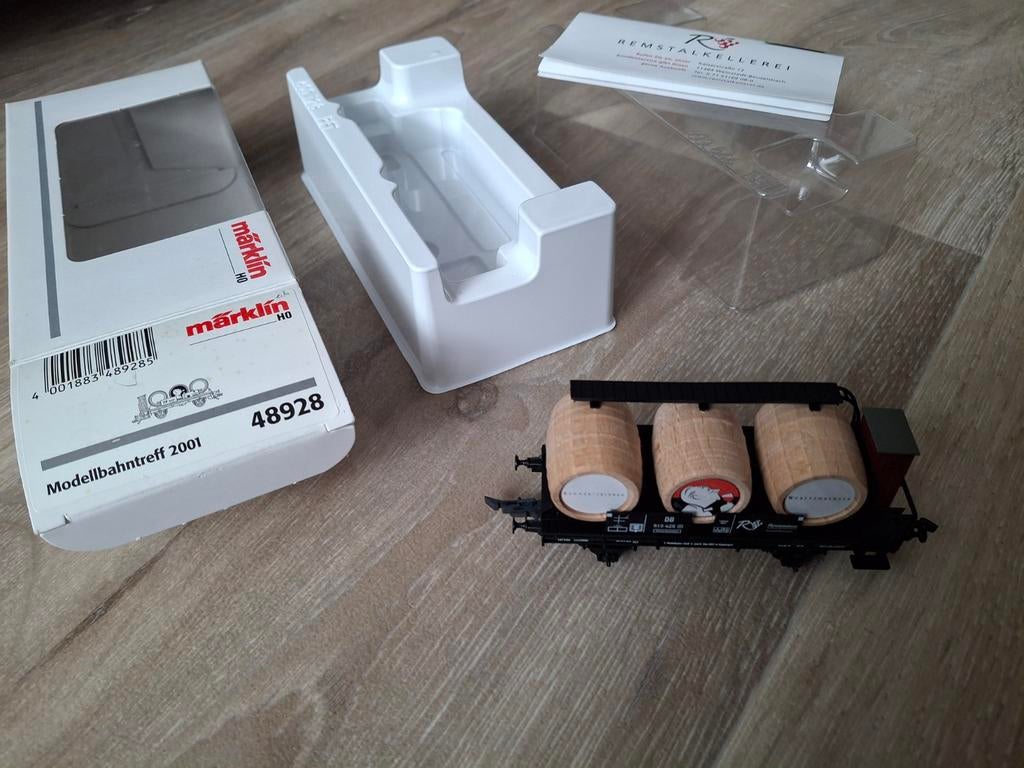 Marklïn HO 48928 wijnwagon DB, Hobby en Vrije tijd, Modeltreinen | H0, Zo goed als nieuw, Wagon, Wisselstroom, Märklin, Ophalen of Verzenden