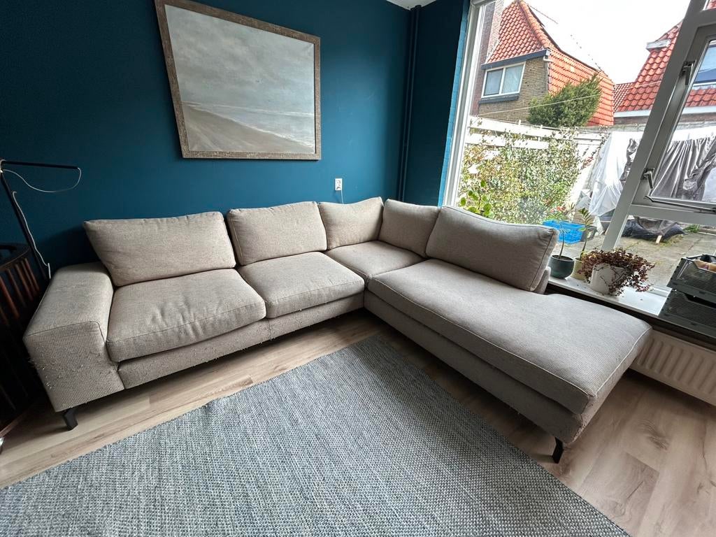 Montel hoekbank GRATIS, Ophalen, Gebruikt, Stof