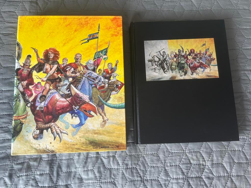 Don Lawrence Jubileumboek pas zeventig, Eén stripboek, Ophalen of Verzenden, Zo goed als nieuw