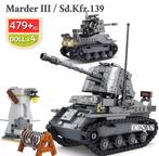 🎁 WW2 Bouwstenen - C23 - Duitse SD.KFZ.139 Marder III 🎁, Ophalen of Verzenden, Nieuw