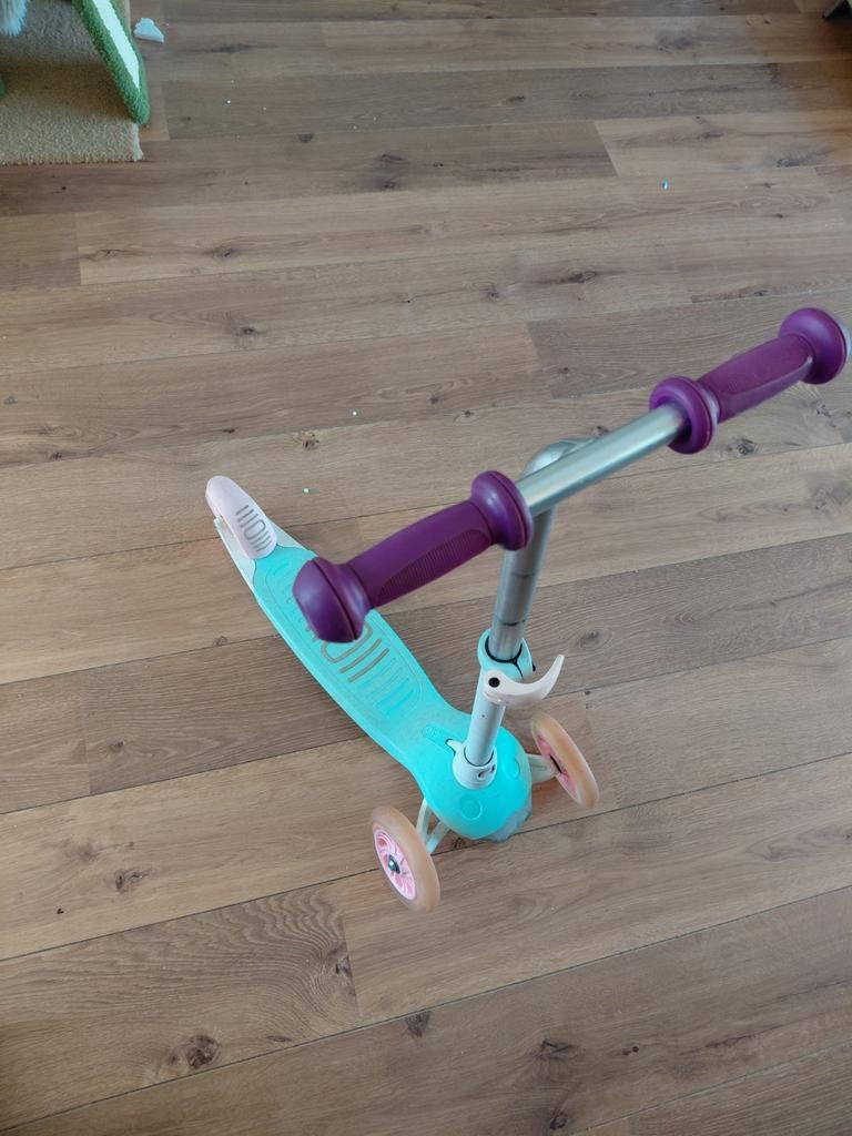 Step Oxelo met lampjes, Fietsen en Brommers, Steps, Ophalen, Gebruikt, Gewone step