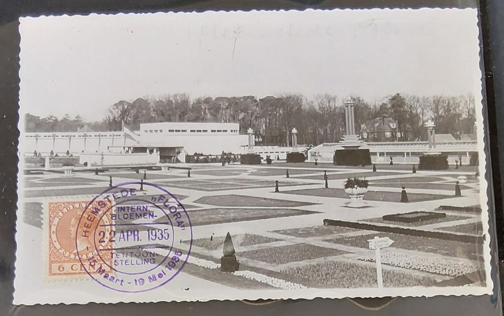 Poststuk Heemstede "FLORA" 22 April 1935, Verzenden, Overige typen