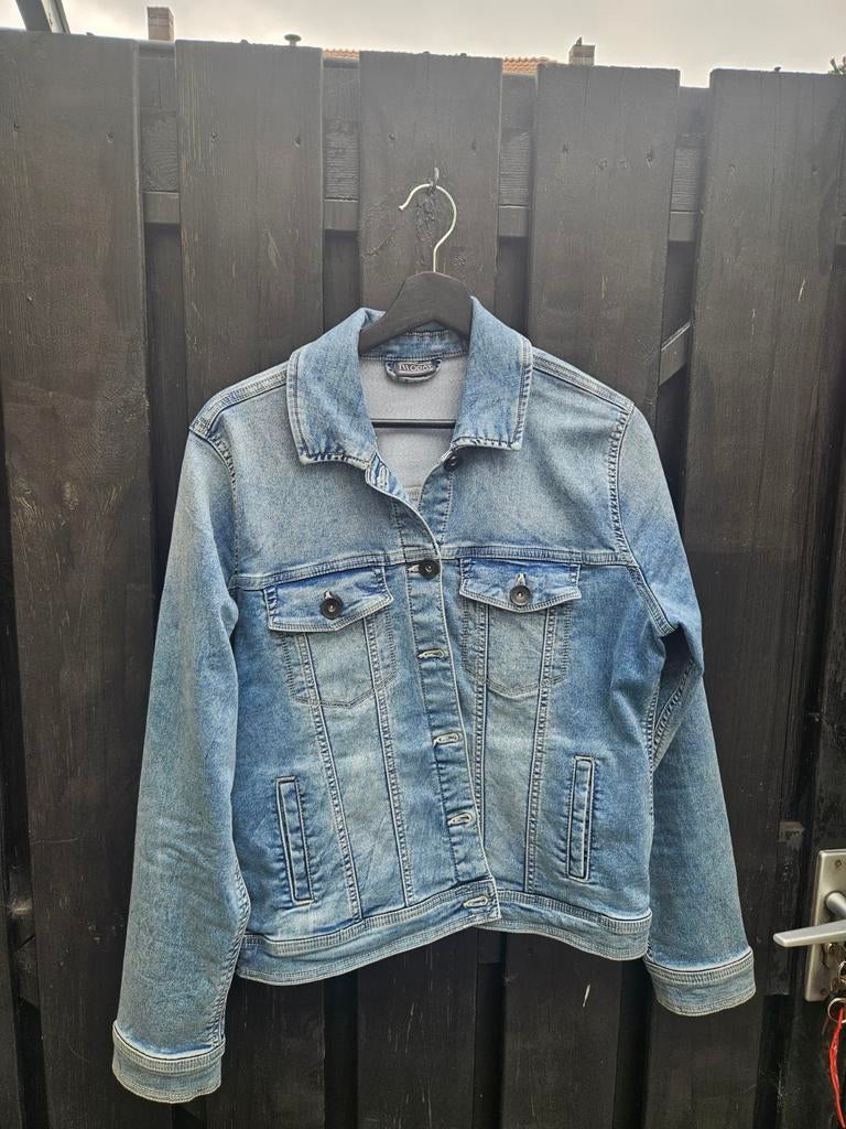 Dames spijkerjas xxl, Ophalen, Zo goed als nieuw, Overige maten, Blauw