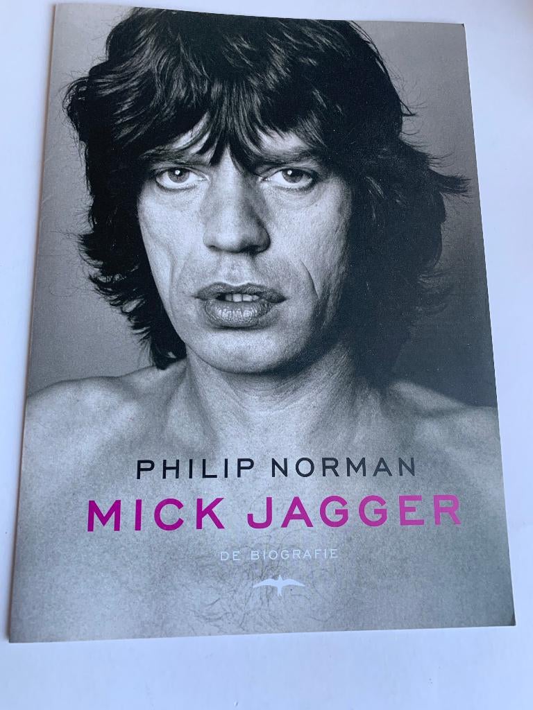 Mick Jagger, Philip Norman - De biografie boek, promotiefold, Verzenden, Artiest, Mick Jagger , Philip Norman, Zo goed als nieuw