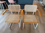 2 stoelen in Marcel Breuer stijl - Thonet S32/S64, Gebruikt, Twee, Overige kleuren, Ophalen of Verzenden