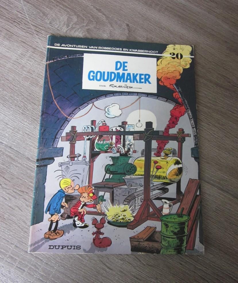 de goudmaker robbedoes en kwabbernoot nummer 20 strip comic, Eén stripboek, Ophalen of Verzenden, Gelezen