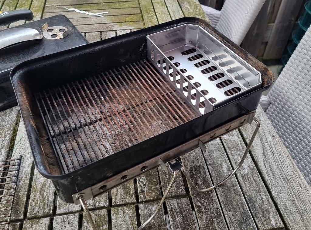 Kolenmand in de breedte WGA weber go anywhere, Tuin en Terras, Houtskoolbarbecues, Ophalen of Verzenden