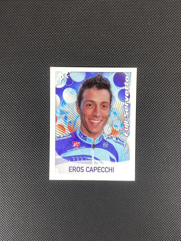 2009 Eros Capecchi Panini Sprint 09 Fuji-Servetto, Verzamelen, Ophalen of Verzenden, Zo goed als nieuw, Buitenlandse clubs, Poster, Plaatje of Sticker