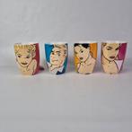 Pop Art mokken, Luc Verschuuren, Nieuw, Ophalen of Verzenden, Overige stijlen, Kop(pen) en/of Schotel(s)