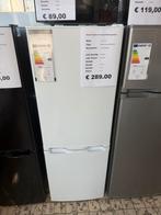 Koelvriescombinatie 50cm breed nieuw 142 hoog wit, Geratek, Geratek, 200 liter of meer, Met aparte vriezer