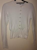 Wit vestje met parelknoopjes, Kleding | Dames, Ophalen of Verzenden, Zo goed als nieuw, Maat 36 (S), Wit