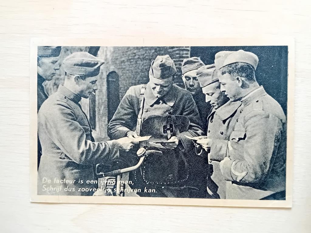 Ansichtkaart Militair, Verzamelen, Militaria | Algemeen, Ophalen of Verzenden, Landmacht, Nederland, Foto of Poster