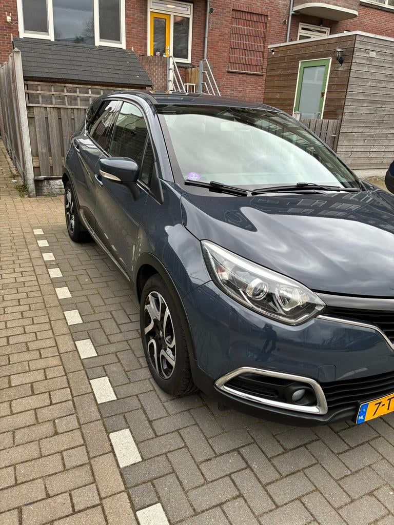 Renault Captur 0.9 TCE 90 2014 Blauw, Auto's, Renault, Voorwielaandrijving, Blauw, 49 €/maand, Origineel Nederlands