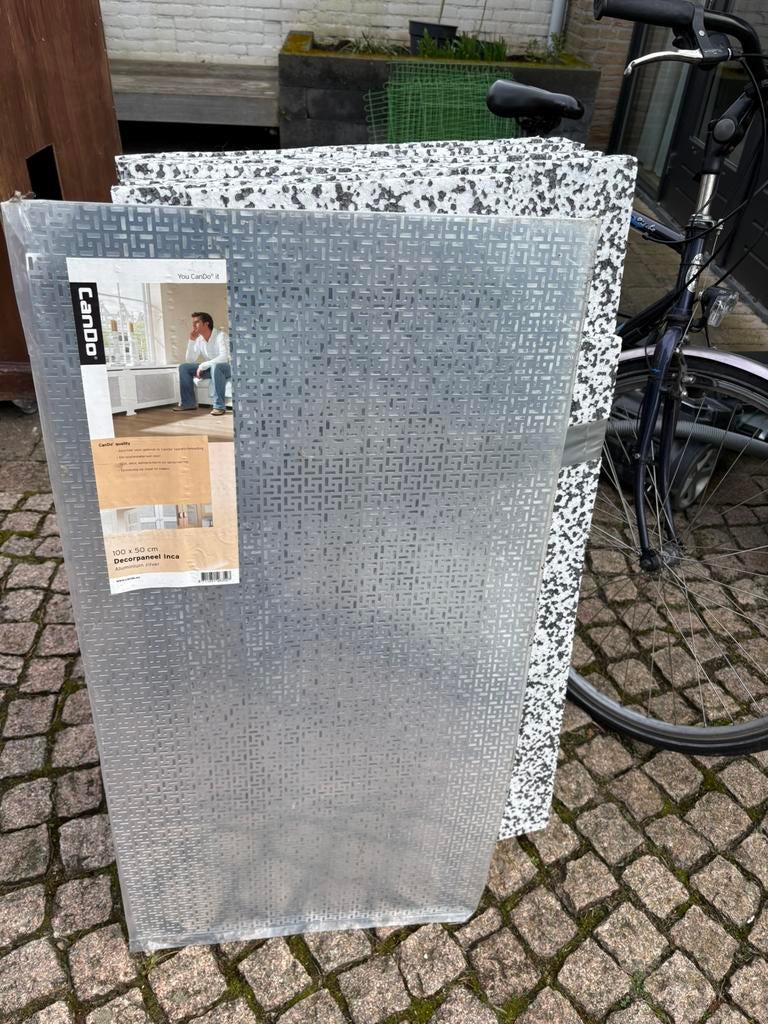 Decorpaneel aluminium zilver, Ophalen, Nieuw