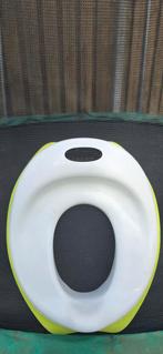 Witte en groene kinder wc-bril verkleiner, Ophalen of Verzenden