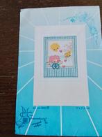 Borduurpatroon voor een geboortekaartje met restgaren, Ophalen of Verzenden, Zo goed als nieuw, Handborduren, Patroon