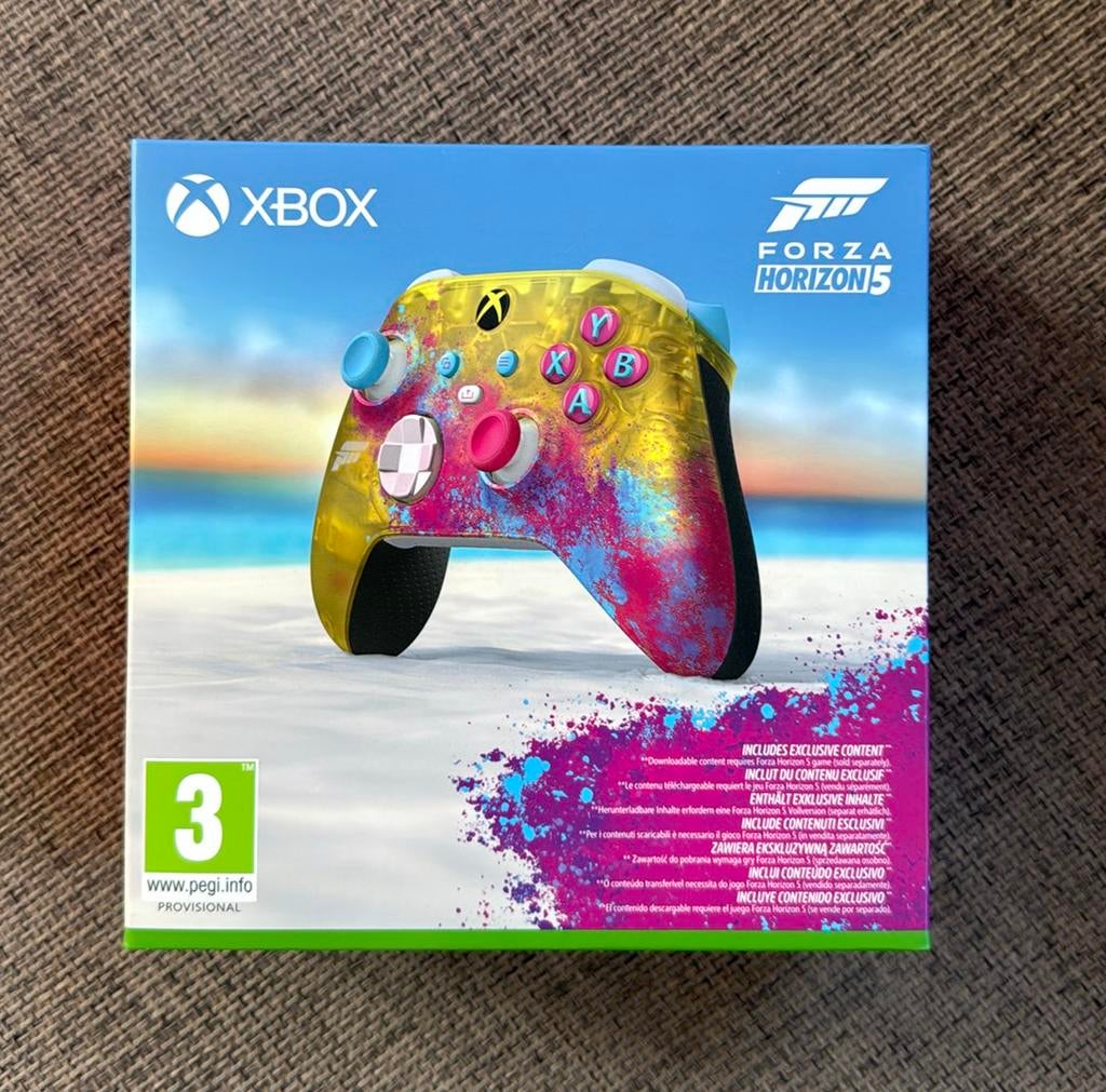 Ongebruikte code en Controller Forza Horizon 5, Spelcomputers en Games, Ophalen, Zo goed als nieuw, 500 GB, Met 1 controller