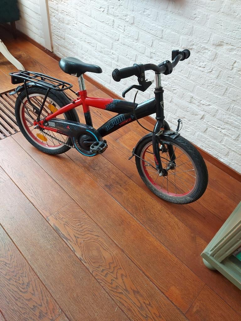 Jongensfiets 16 inch, Fietsen en Brommers, Fietsen | Jongens, Ophalen, Gebruikt, 16 inch, Handrem