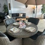 Tuinset 4 Seasons Outdoor (4SO) – tafel 130 cm, Tuin en Terras, ., Ophalen of Verzenden, Zo goed als nieuw, Wicker