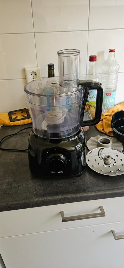 Philips Keukenmachine  HR7629, 1 tot 2 liter, Ophalen of Verzenden, Gebruikt, 2 snelheden