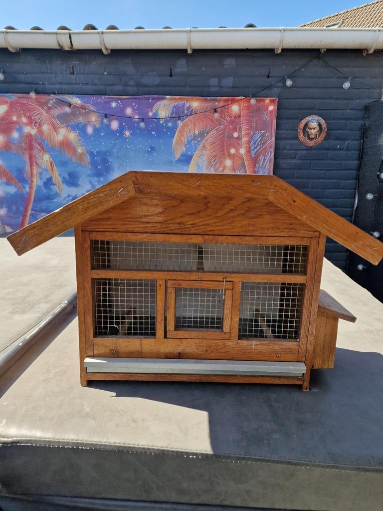 Vogelhuisje, Ophalen, Zo goed als nieuw, Hout, Vogelkooi
