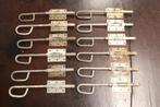 Brocante - Verzameling oude schuifsloten!, Ophalen of Verzenden, Gebruikt, IJzer, Schuif of Grendel