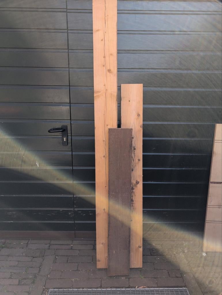 Oud grenen balken, Doe-het-zelf en Verbouw, Hout en Planken, Ophalen, Gebruikt, Grenen, 250 tot 300 cm