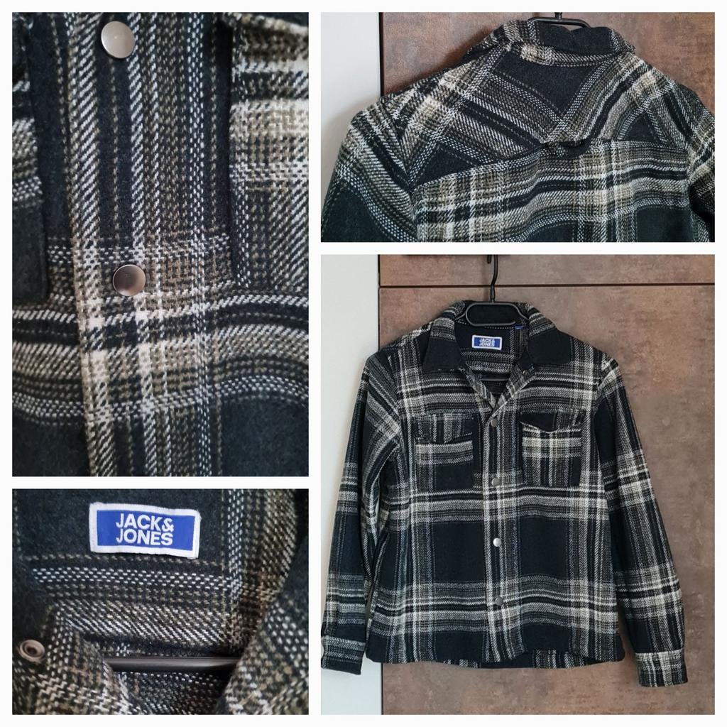 Jack & Jones Houthakkersvest Geblokt - Nieuwstaat, Kinderen en Baby's, Kinderkleding | Maat 152, Trui of Vest, Ophalen of Verzenden