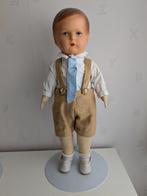 Vintage popje jaren 30 Composiet hoofd rest stof jongen, Verzamelen, Poppen, Ophalen, Gebruikt, Pop, Levensecht of Reborn