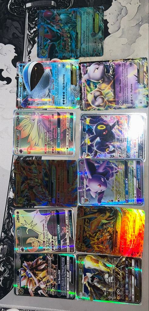 Zeldzame Pokémon kaarten - GX, EX, Mega EX, Full Art, Ophalen, Zo goed als nieuw, Meerdere kaarten, Foil