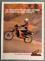 Folder 1983 Off the road modellen XL500R XL250R XLV750 MTX, Verzenden, Zo goed als nieuw, Motoren