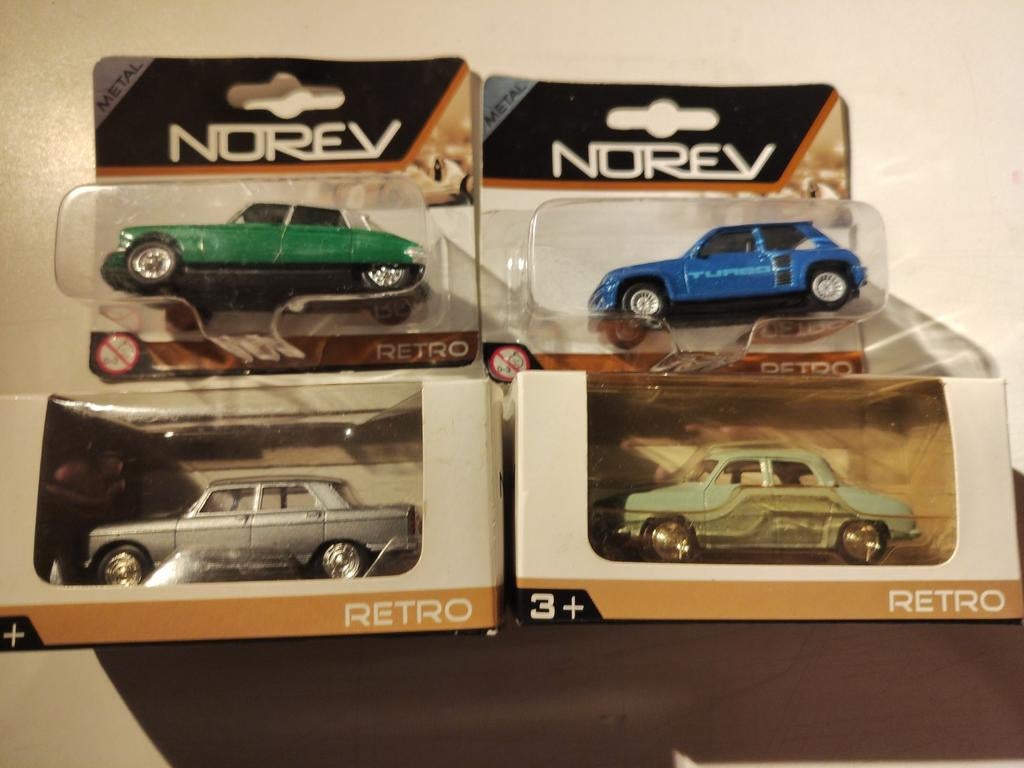 Norev Retro modelauto's - Nieuw en ongebruikt, Hobby en Vrije tijd, Modelauto's | 1:43, Ophalen of Verzenden, Nieuw, Auto, Norev