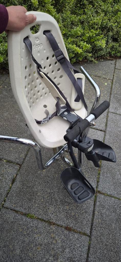 Moederstuur met Yepp voorzitje, Fietsen en Brommers, Fietsaccessoires | Fietsstoeltjes, Ophalen of Verzenden