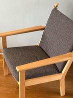 Hans Wegner Fauteuil - Scandinavisch Design, Ophalen, Gebruikt, Minder dan 75 cm, 50 tot 75 cm