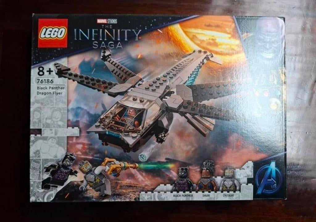 LEGO 76186 Black Panther Dragon Flyer #NIEUW#, Ophalen of Verzenden, Nieuw