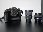Analoge Minolta X-700 +power drive met Minolta lenzen, Ophalen of Verzenden, Gebruikt, Spiegelreflex, Minolta