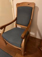 houten stoel, Ophalen, Gebruikt, Stof, Eén