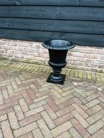 Zwarte tuinvaas, Tuin en Terras, Tuinvazen, Ophalen, Zo goed als nieuw
