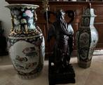 Particulier ruimt op. 2x grootte vazen en top beeld krijger., Ophalen of Verzenden