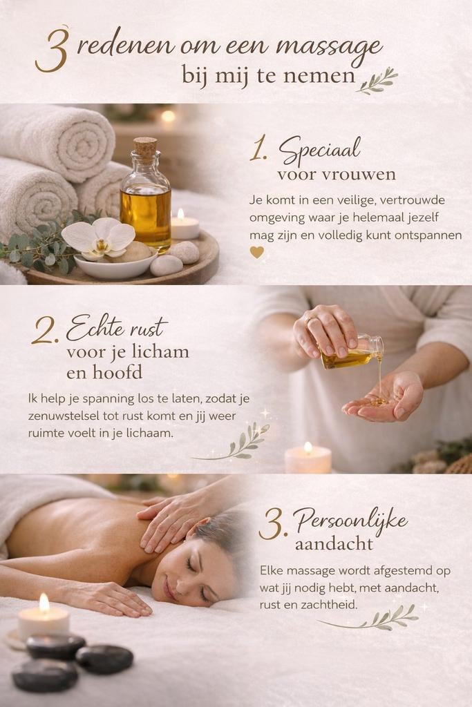 Massage alleen voor vrouwen, Ophalen