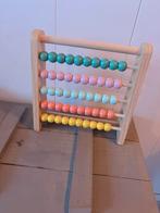 Houten telraam in pasteltinten., Ophalen of Verzenden, Zo goed als nieuw, Rekenen