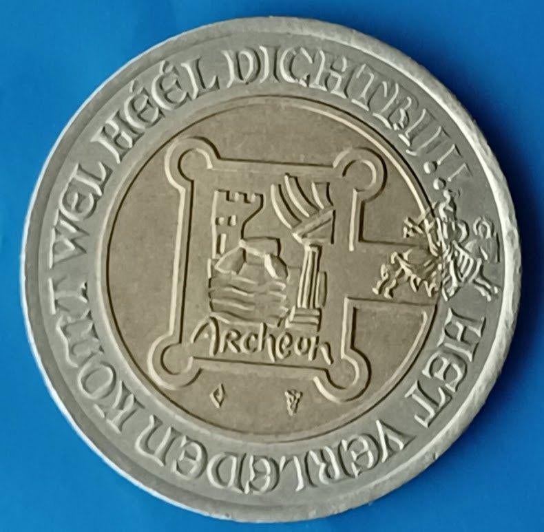 2½ Archfloryn "Archeon" - Alphen aan den Rijn, Postzegels en Munten, Penningen en Medailles, Verzenden, Overige materialen, Nederland