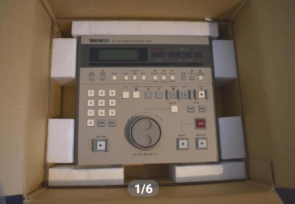 Tascam RC-801N Rem.Ctr.+ BU801 (NOS) voor MD-801R MKII, Ophalen of Verzenden, Nieuw